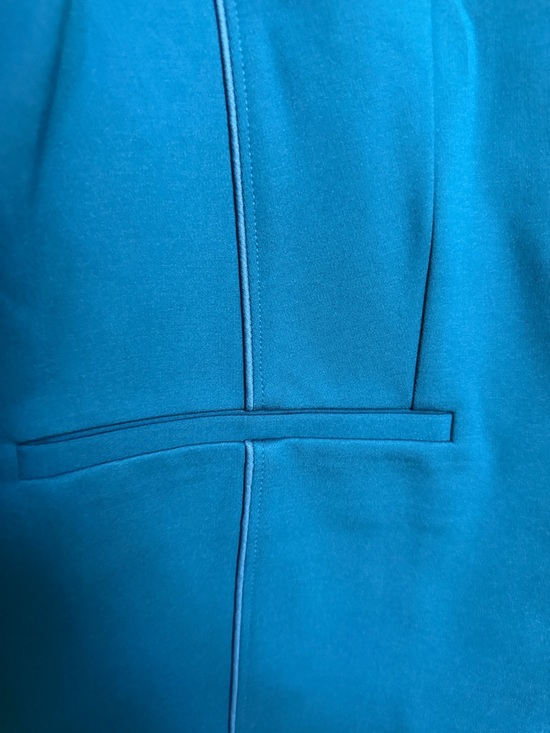 Eloquii The Ultimate Stretch Teal Single-Button Blazer Sz 18 - Picture 6 of 12